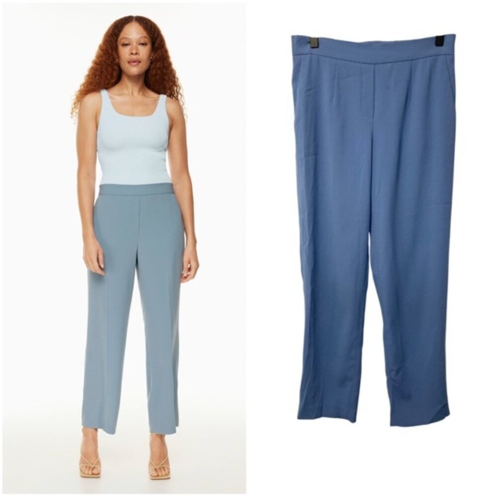 Aritzia Babaton Conan Wide Pants Blue — Size 4